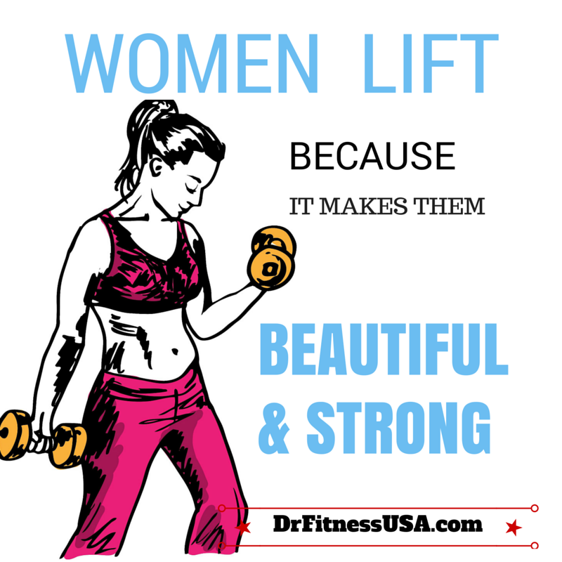 lifting makes women beauriful and strong