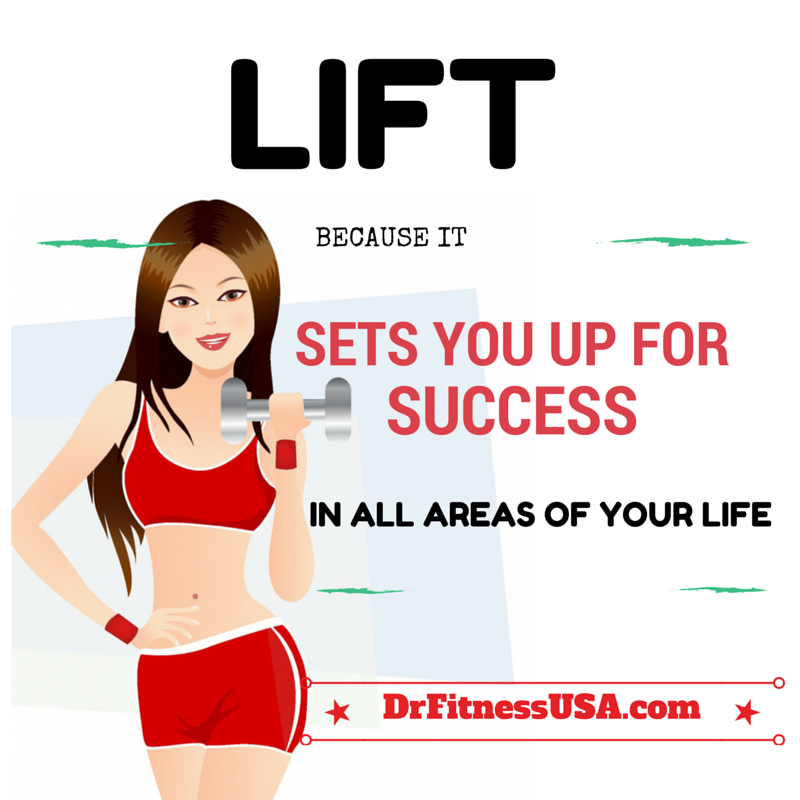 lifting sets you up for success in all areas of your life